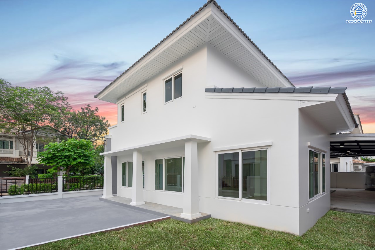 บ้านมือสองตกแต่งใหม่ ม.เพอร์เฟคเพลส1 ราชพฤกษ์ คุณภาพแบรนด์ Property Perfect เนื้อที่ 63.7 ตร.ว. บ้านเดี่ยวหลังใหญ่ ตอบโจทย์ทุกการอยู่อาศัย ฟังก์ชัน 3 ห้องนอน 3 ห้องน้ำ 2 ที่จอดรถ บนทำเลติดถนนราชพฤกษ์ ใกล้วงเวียนพระราม5 และรถไฟฟ้า "สถานีบางรักน้อยท่าอิฐ"